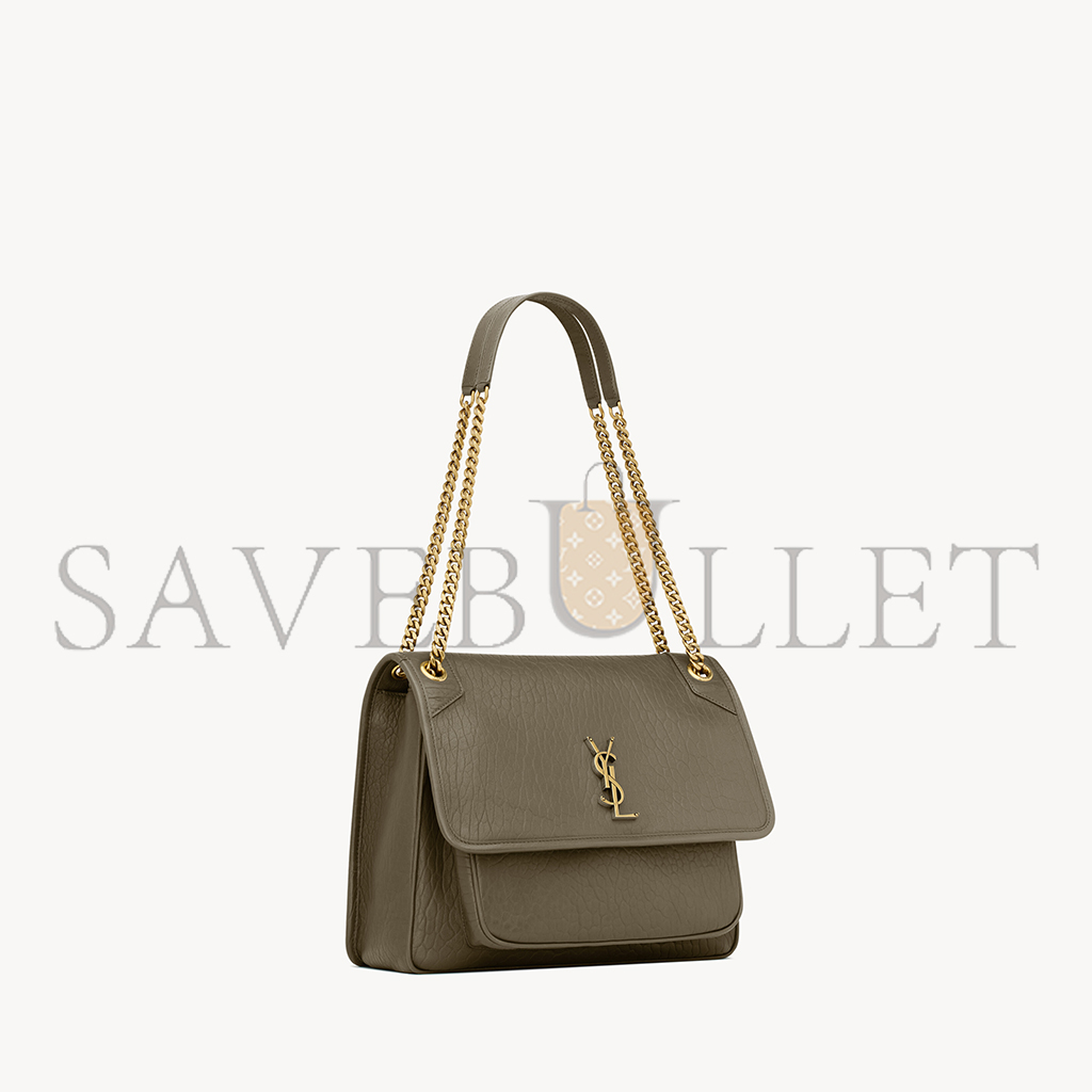 Y*L niki large in grained lambskin 803777aacyt3212 (32*23*9cm)